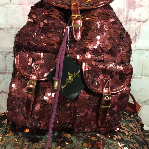 Joan Boyce Red Sequin Backpack ? main image 7